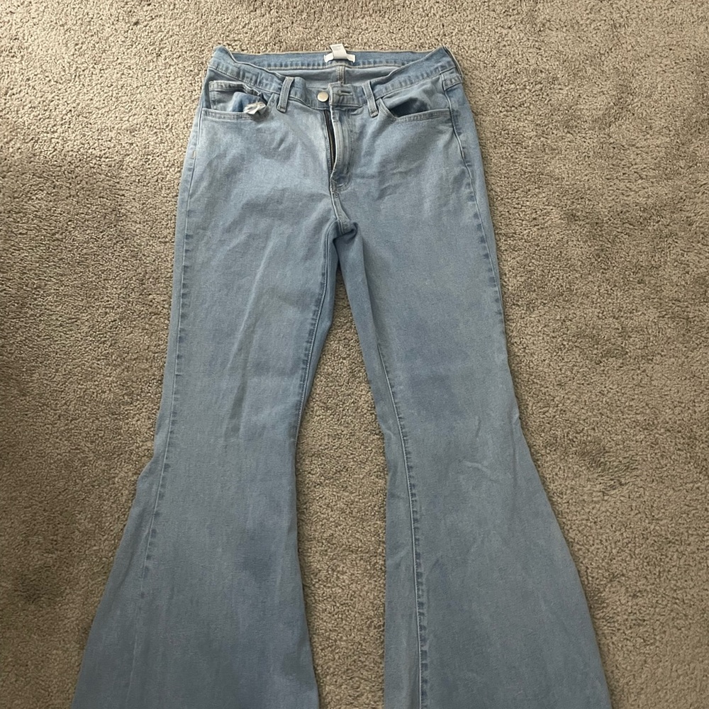 forever 21 bell bottom jeans